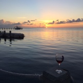 Ahhhh, sunsets and wine.